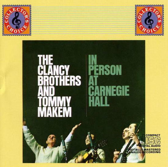 Cover for Clancy Brothers · In Person at Carnegie Hal (CD) (1988)