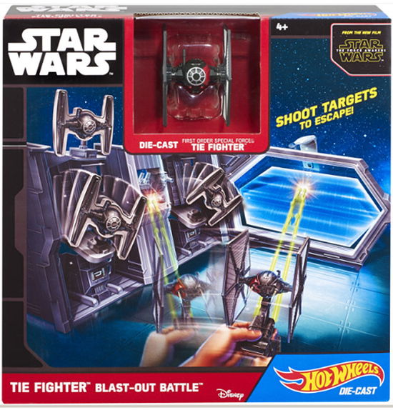 Cover for Mattel · Hot Wheels Star Wars The Force Awakens - Space Station - Tie Fighter Blast-out Battle (cmt37) (MERCH)