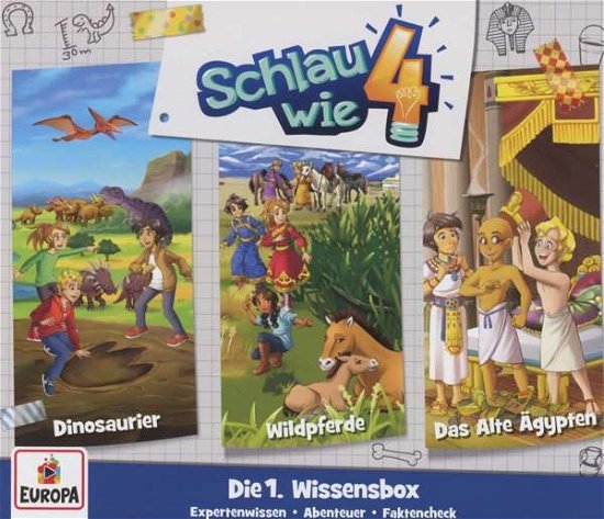 Cover for Schlau Wie Vier · 01/3er Wissens-box (Folgen 1/2/3) (CD) (2018)
