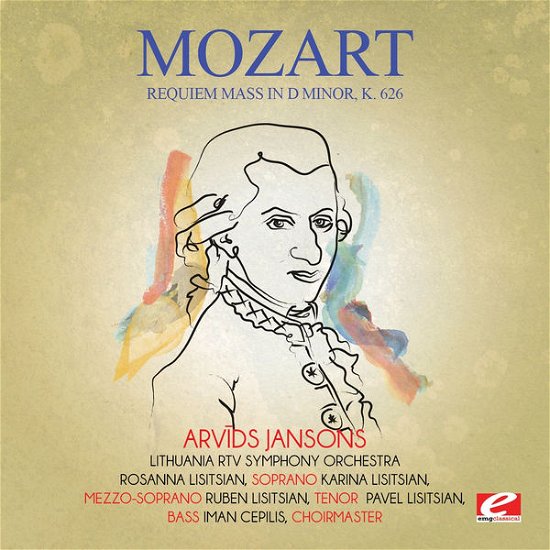 Cover for Mozart · Requiem Mass In D Minor K. 626-Mozart (CD) (2014)