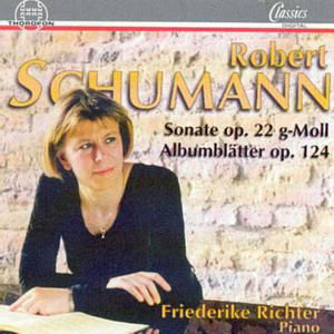 Piano Works - Schumann / Richter,friederike - Musiikki - THOR - 4003913123428 - torstai 1. toukokuuta 1997