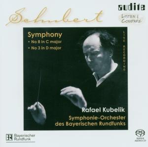 Symph. 8 C  +  3 (Live Audite Klassisk - Symphonie-Orch. Des Bayer. / Kubelik - Música - DAN - 4022143925428 - 24 de agosto de 2010