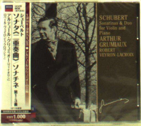 Cover for Arthur Grumiaux · Schubert: Sonata&amp;Sonatinas (CD) (2021)
