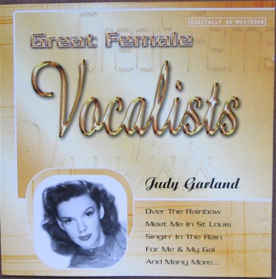 Cover for Judy Garland · Great Femal Vocalists (CD)