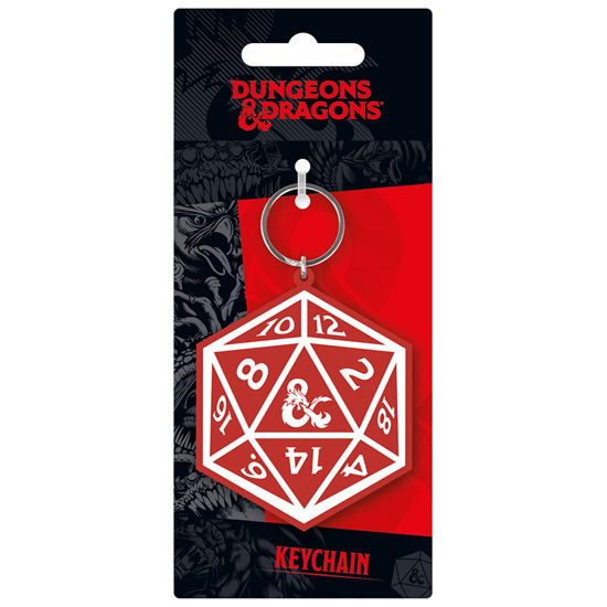 Dice (Pvc Keychain / Portachiavi) - Dungeons & Dragons: Pyramid - Merchandise - DUNGEONS & DRAGONS - 5050293394428 - 