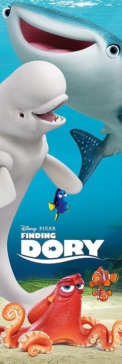 Cover for Finding Dory · Finding Dory - Characters (Poster Da Porta 53X158 Cm) (MERCH)