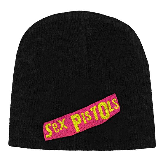 Cover for Sex Pistols - The · The Sex Pistols Unisex Beanie Hat: Logo (Klær) [Black - Unisex edition] (2019)
