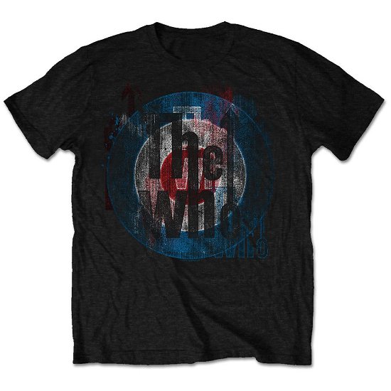 The Who Unisex T-Shirt: Target Texture - The Who - Produtos - Bravado - 5055979949428 - 
