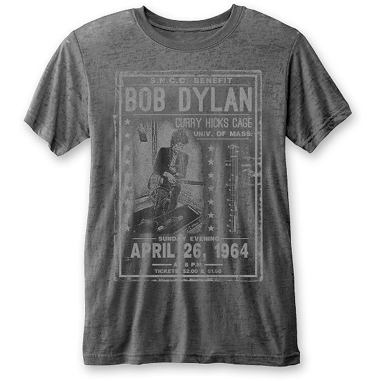 Cover for Bob Dylan · Bob Dylan Unisex T-Shirt: Curry Hicks Cage (Burnout) (T-shirt) [size S] [Grey - Unisex edition]