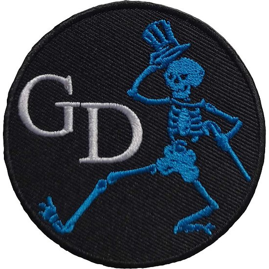 Grateful Dead Standard Woven Patch: Skeleton Circle - Grateful Dead - Merchandise -  - 5056561000428 - 