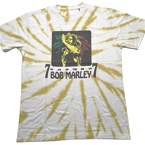 Bob Marley Unisex T-Shirt: 77 (Wash Collection) - Bob Marley - Koopwaar -  - 5056561042428 - 