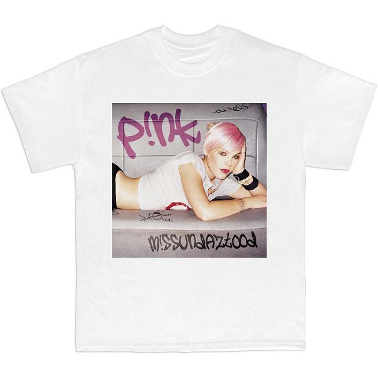 Pink Unisex T-Shirt: Missundaztood - Pink - Koopwaar -  - 5056737205428 - 