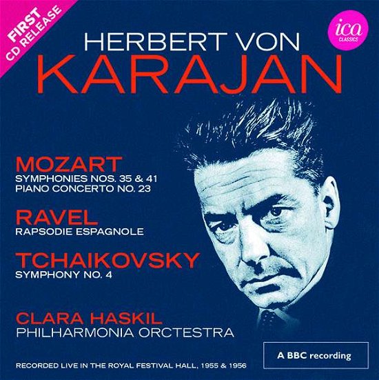 Cover for Karajan / Haskil / Phil Orch · Tchaikovsky / Ravel / Mozart (CD) (2017)