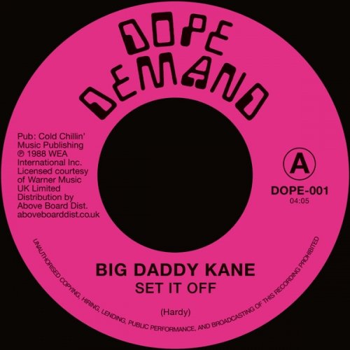 Cover for Big Daddy Kane · Set It off (7&quot;) (2019)