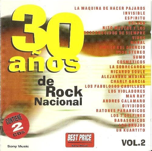 Cover for 30 Anos De Rock Nacional (CD)