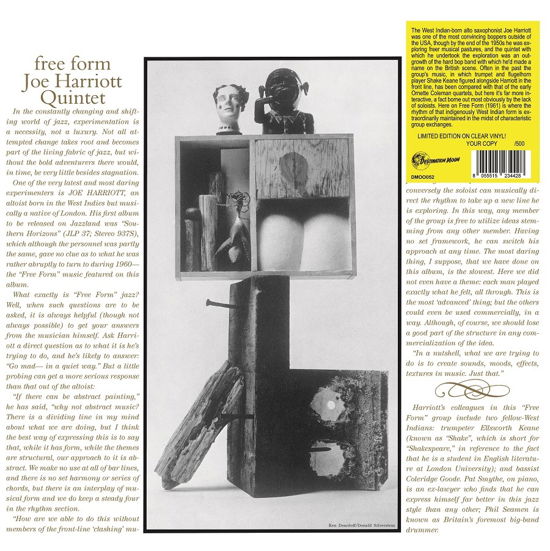 Free Form (Numbered Edition) (Clear Vinyl) - Joe Harriott Quintet - Musique - DESTINATION MOON - 8055515234428 - 30 juin 2023