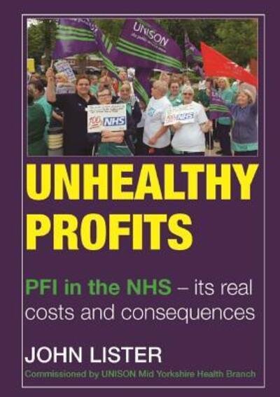 Cover for John Lister · Unhealthy Profits (Pocketbok) (2018)