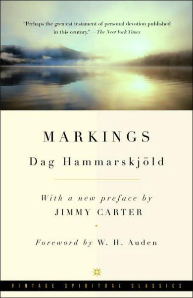 Markings - Dag Hammarskjold - Bøker - Knopf Doubleday Publishing Group - 9780307277428 - 10. oktober 2006