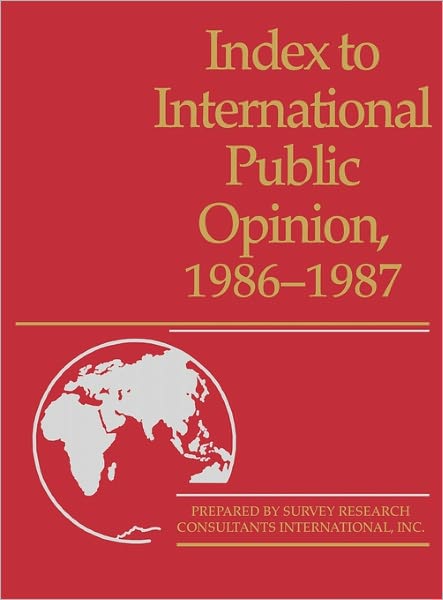 Cover for Elizabeth Hann Hastings · Index to International Public Opinion, 1986-1987 - Index to International Public Opinion (Hardcover Book) (1988)