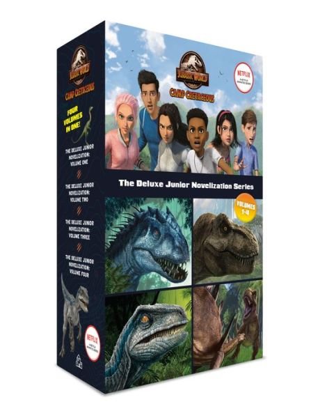 Cover for Steve Behling · Camp Cretaceous: The Deluxe Junior Novelization Boxed Set (Jurassic World: Camp Cretaceous) (Hardcover Book) (2022)