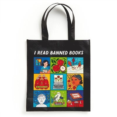 I Read Banned Books Reusable Shopping Bag - Mudpuppy - Merchandise - Galison - 9780735382428 - August 15, 2024