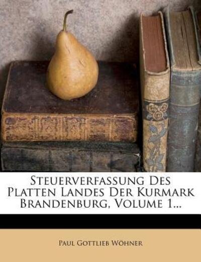 Cover for Wöhner · Steuerverfassung des platten Lan (Bok) (2012)