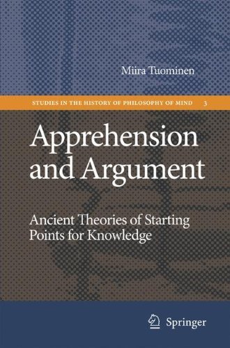 Cover for Miira Tuominen · Apprehension and Argument: Ancient Theories of Starting Points for Knowledge - Studies in the History of Philosophy of Mind (Hardcover Book) [2007 edition] (2007)