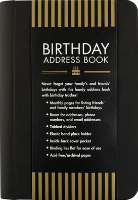 Cover for Peter Pauper Press Inc · Birthday Address Book (Bok) (2020)