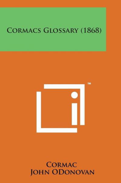 Cover for Cormac · Cormacs Glossary (1868) (Paperback Book) (2014)