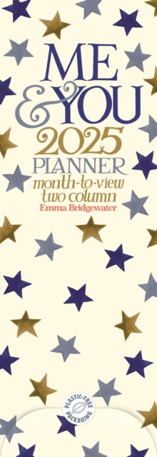 Cover for Carousel Calendars · Emma Bridgewater, Me &amp; You Blue Star Planner Slim Calendar 2025 (Paperback Book) (2024)