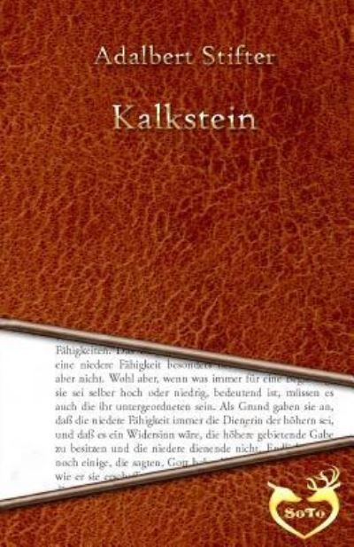 Cover for Adalbert Stifter · Kalkstein (Pocketbok) (2016)