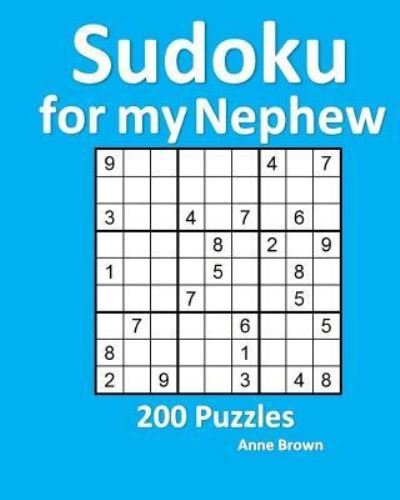 Cover for Anne Brown · Sudoku for My Nephew (Pocketbok) (2016)