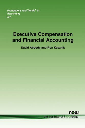 Cover for David Aboody · Executive Compensation and Financial Accounting - Foundations and Trends® in Accounting (Paperback Book) (2010)