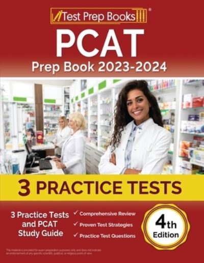 Cover for Joshua Rueda · PCAT Prep Book 2023-2024 : 3 Practice Tests and PCAT Study Guide [4th Edition] (Paperback Book) (2023)