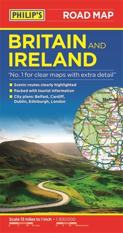 Cover for Philip's Maps · Philip's Britain and Ireland Road Map - Philip's Sheet Maps (Kartor) (2020)