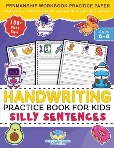 Cover for Scholastic Panda Education · Handwriting Practice Book for Kids Silly Sentences (Paperback Book) (2022)