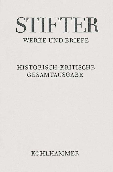 Cover for Adalbert Stifter · Studien: Buchfassungen 2. Band (Adalbert Stifter: Werke Und Briefe) (German Edition) (Hardcover Book) [German edition] (1982)