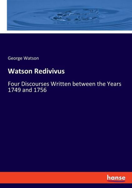 Cover for Watson · Watson Redivivus (Buch) (2019)