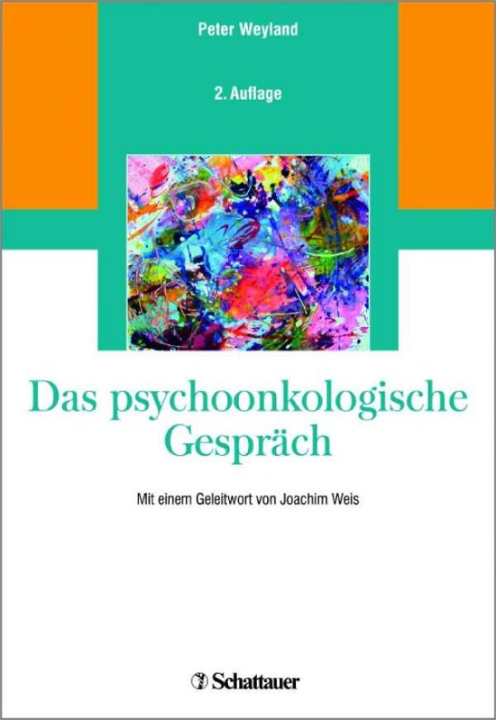 Cover for Weyland · Das psychoonkologische Gespräch (Bog)