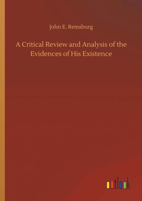 Cover for Remsburg · A Critical Review and Analysis (Book) (2018)