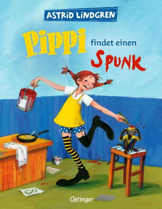 Cover for A. Lindgren · Pippi findet einen Spunk (Bog)