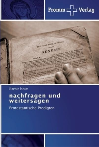 Cover for Schaar · Nachfragen Und Weitersagen (Buch) (2011)