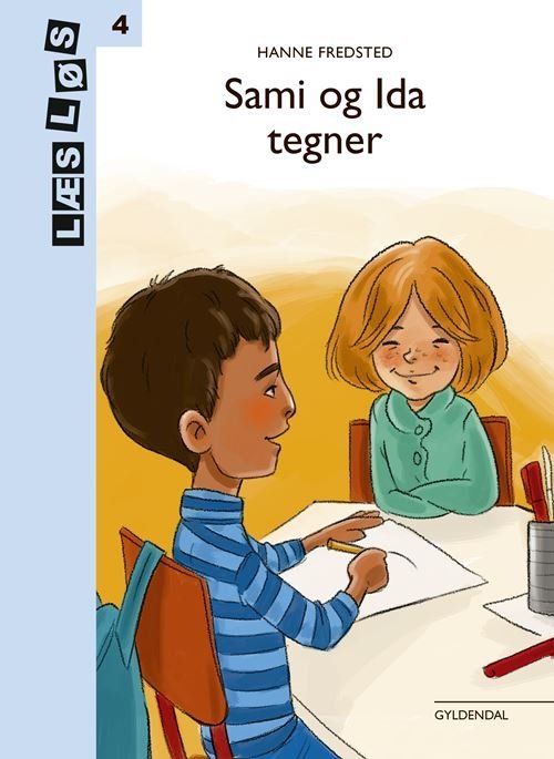 Cover for Hanne Fredsted · Læs løs 4: Sami og Ida tegner (Indbundet Bog) [2. udgave] (2022)