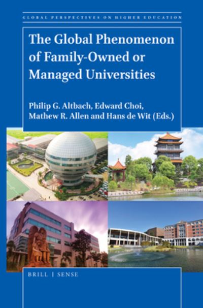 Cover for Philip G. Altbach · The Global Phenomenon of Family-Owned or Managed Universities (Hardcover Book) (2019)