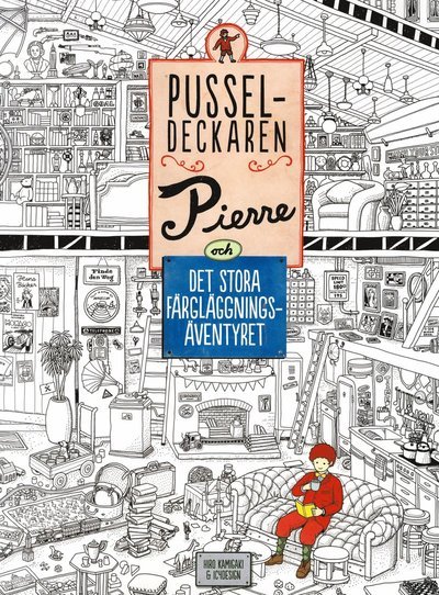 Cover for Ic4design · Pusseldeckaren Pierre och det stora färgläggningsäventyret (Book) (2016)