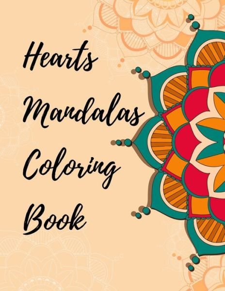 Cover for Rida Aid · Hearts Mandalas Coloring Book (Pocketbok) (2021)