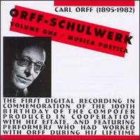 Cover for C. Orff · Schulwerk 1 (CD) (1995)