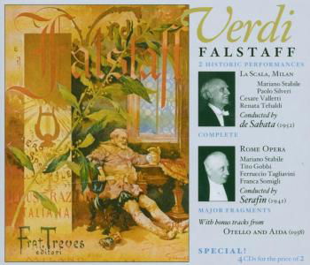 Cover for Verdi / Stabile / Tebaldi / Canali / De Sabata · Falstaff (CD) [Box set] (2002)