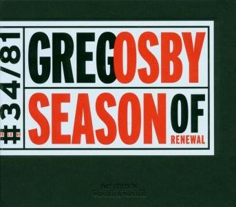 Cover for Greg Osby · Season Of Renewal (CD) (2004)