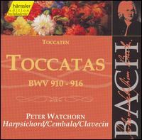 Cover for Bach / Watchorn · Toccatas for Harpsichord Bwv 910-916 (CD) (2000)